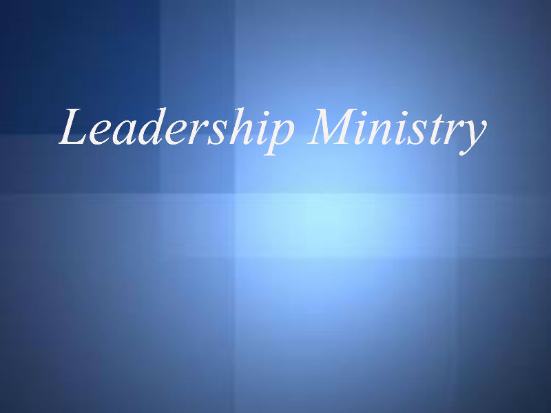 leadership ministry